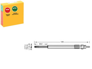 Świeca Żarowa Mercedes A Klasa W168 02- Ngk