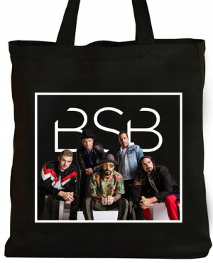 CZARNA TORBA NA ZAKUPY Backstreet Boys KONCERT Y4