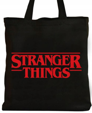 Czarna Torba Na Zakupy Stranger Things Hellfire Y4