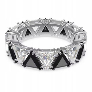 SWAROVSKI - Pierścionek Millenia Black RHS r. 52