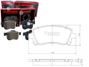 Klocki Hamulcowe Subaru Forester 2.0 98> Impreza 9