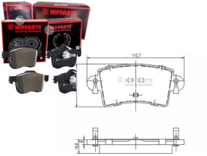 Klocki Hamulcowe Nissan Interstar Opel Movano Rena