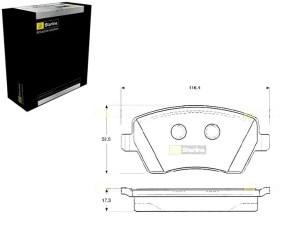 Klocki Hamulcowe Nissan Micra Note Renault Clio Mo