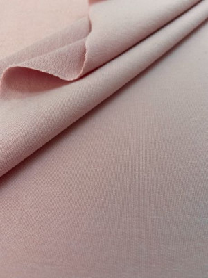 Bambus Dresówka Pętelka Z Elastanem Brudny Róż #5 260g