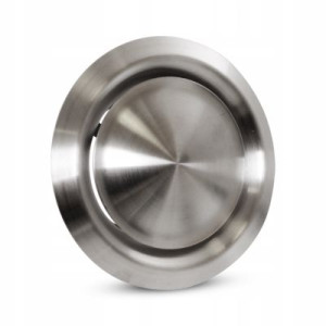 Anemostat KCN fi 150 mm 15 cm metalowy chromonikiel