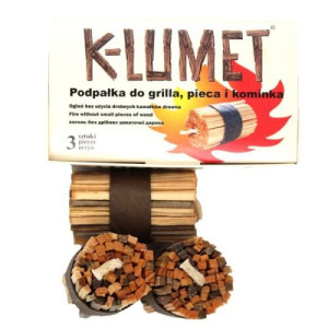 Podpałka do grilla, pieca i kominka (3 sztuki)
