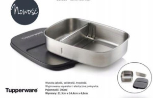 Tupperware Lunchbox Stalowy