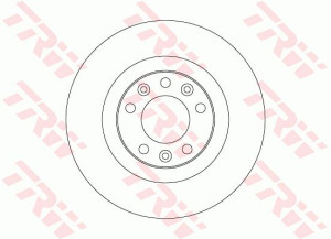 Tarcza hamulcowa TRW DF6667 1609583080