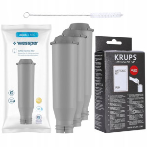 Odkamieniacz Krups F054 + 3x Filtr Wes Do Ekspresu