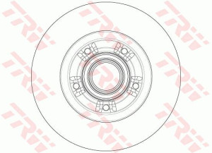 Tarcza hamulcowa TRW DF6203BS 432000007R