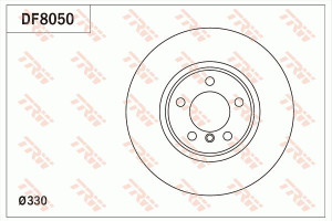 Tarcza hamulcowa TRW DF8050 34116792221