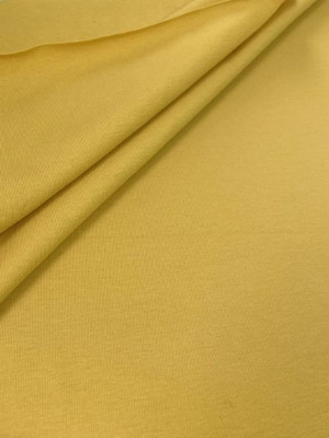 Dresówka Bawełniana Pętelka Z Elastanem Żółty #14 280g
