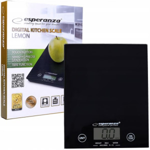 Precyzyjna Waga Kuchenne Elektroniczna Lcd Czarna