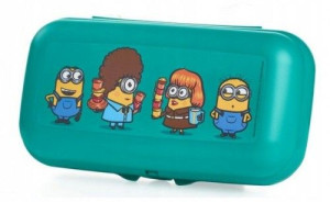Tupperware Śniadaniówka Pojemnik Na Drobiazgi Minionki Muszelka Duża