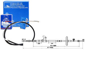 Linka Hamulca Ręcznego Chevrolet Cruze Opel Astra