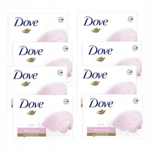 Dove mydło w kostce x8 PINK zestaw
