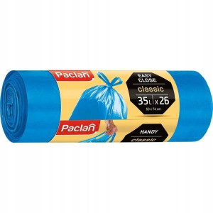 Paclan worki na śmieci z uszami 60l 16szt classic
