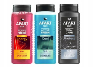 Apart zestaw żeli 3x 500ml men