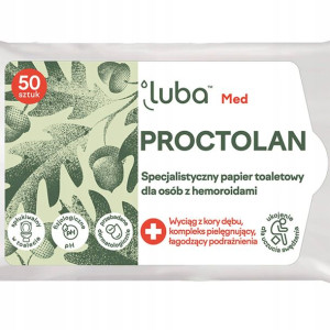 Luba Proctolan Med papier nawilżany hemoroidy 50sz