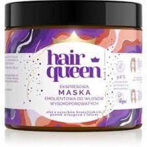 Hair Queen maska emolientowa wysokoporowate