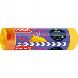 Paclan worki na śmieci zapachowe 35l 14szt taśma