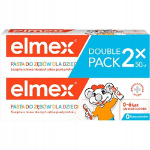 Elmex Pasta Do Zębów Dla Dzieci 2x50ml