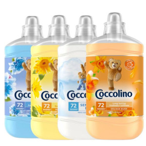 Płyn do płukania Coccolino zestaw 4 sztuki Mix
