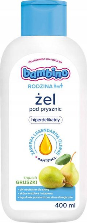Bambino Rodzina Żel Pod prysznic zapach Gruszka 40