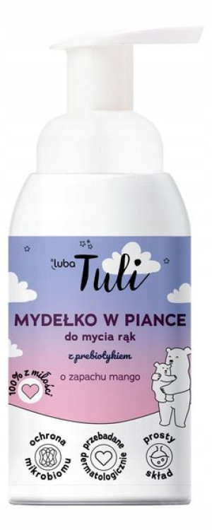 Tuli lekkie mydełko w piance z prebiotykiem 250ml