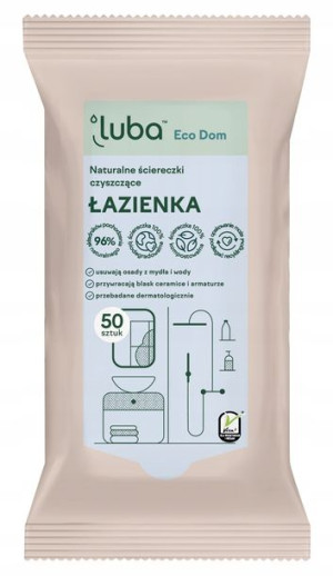 Luba Eco ściereczki chusteczki do łazienki 50szt
