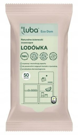Luba Eco naturalne nawilżane ściereczki Lodówka 50