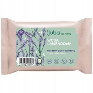 Luba Eco papier nawilżany lawendowy bio 50szt