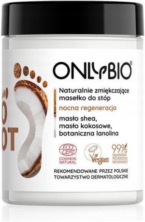 OnlyBio Naturalnie Zmiękczające Masełko do Stóp 90