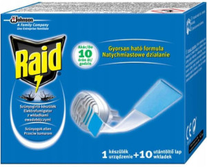 Raid urządzenia na komary plus 10 wkładek