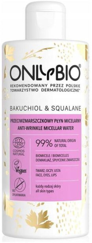 OnlyBio przeciwzmarszczkowy płyn micelarny Bakuchi