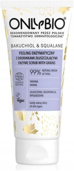 OnlyBio peeling enzymatyczny z drobinkami złuszcza