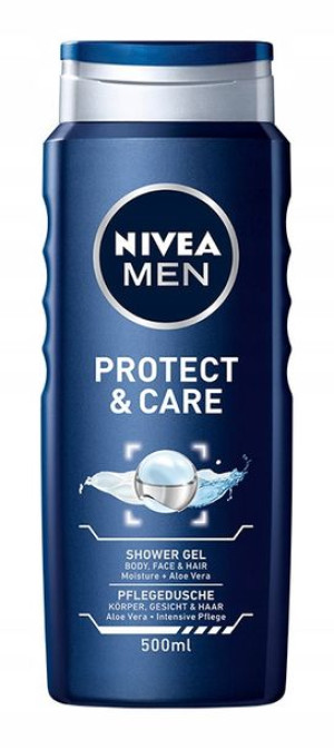 Nivea żel pod prysznic protect care 500ml