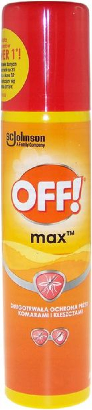 Off MAX na komary kleszcze spraj 100ml