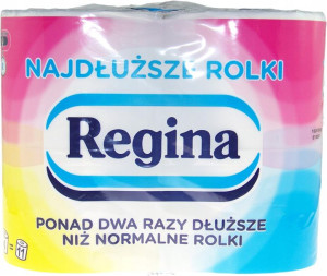 Papier toaletowy REGINA Najdłuższe rolki 4szt