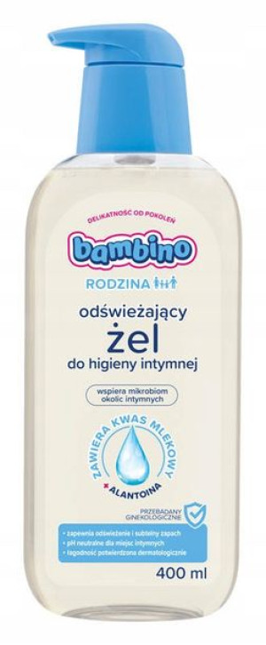 Bambino Rodzina Odświeżający Żel Do Higieny Intymn