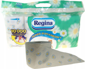 Papier toaletowy REGINA Rumianek 8 rolek