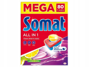 Somat tabletki do zmywarki mega 80 tabletek Allin1