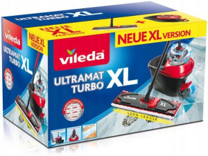 ZESTAW Vileda Ultramat XL Turbo Mop + Wiadro obrot