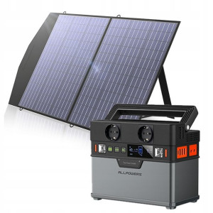 Allpower Agregat +panele Camping 164000mah 700w