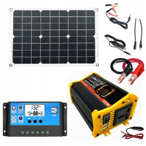 Zestaw Solar Falownik Panel Przetwornica 6000w 220