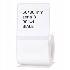 NIIMBOT Etykiety do B21 B3S BIAŁE 50*80mm 90szt
