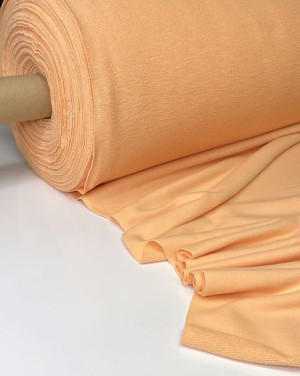 Dresówka Peach Skin Pętelka Brzoskwiniowy #572 280g