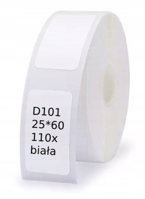 NIIMBOT Etykiety Naklejki do D101 25*60mm 110szt