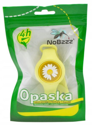 NoBzzz OPASKA NA KOMARY i MESZKI DLA DZIECI Kwiat