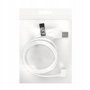 Kabel USB Lightning 1m 1A Kątowy iPhone